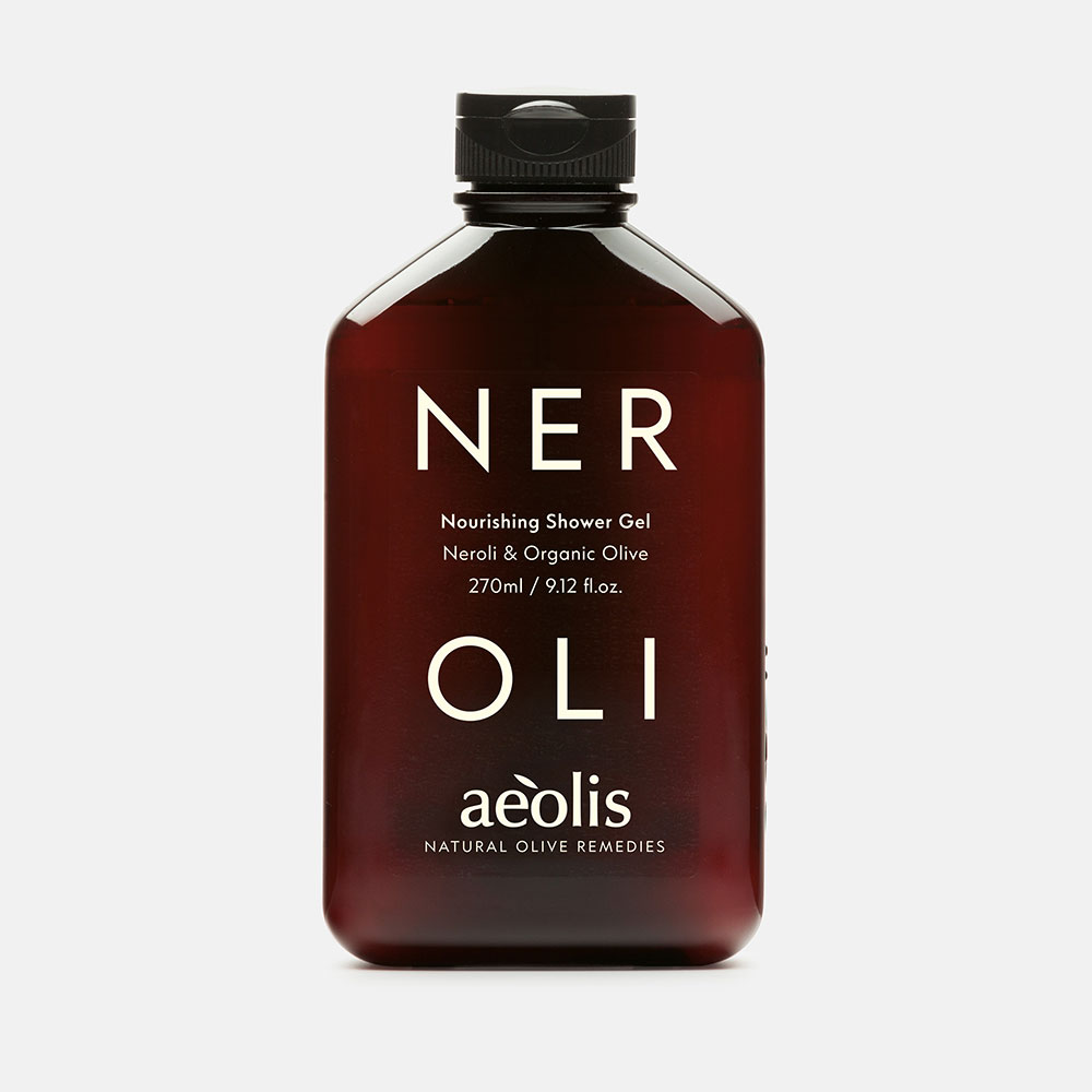 AEOLIS Nourishing Shower Gel Νερολί & Βιολογικά Φύλλα Ελιάς, 270ml