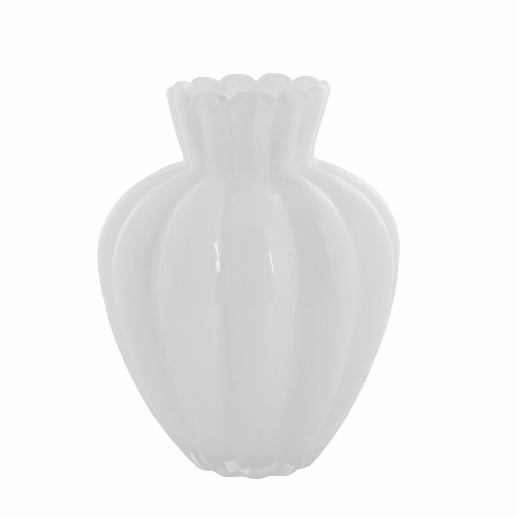 Lene Bjerre Γυάλινο Βάζο Verity 22x28cm, white