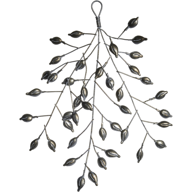 Lene Bjerre Misella Διακοσμητικό Γκι 23x2x30cm, antique silver